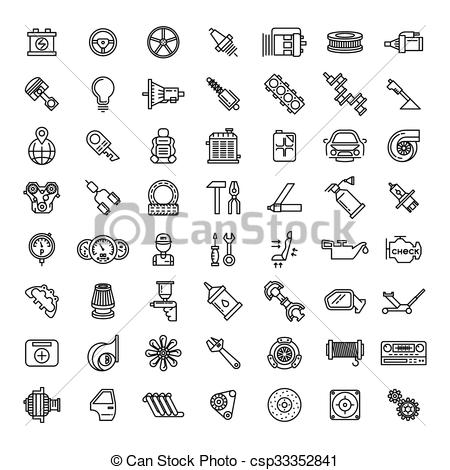 Car Parts Vector at GetDrawings | Free download