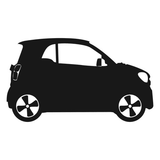 512x512 Smart Car Side View Silhouette