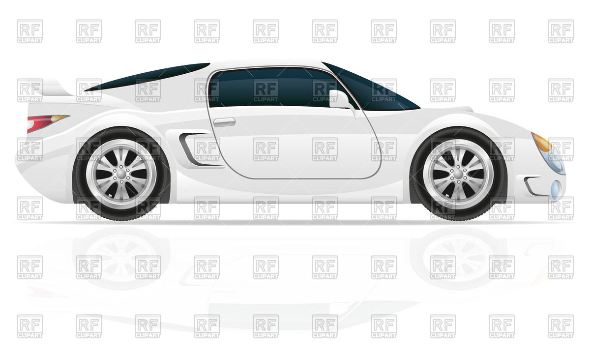 1200x720 White Sport Car