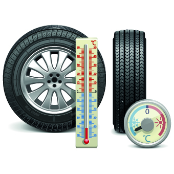 340x340 Realistic Car Tires Illustration Design Vector 01 Free Download