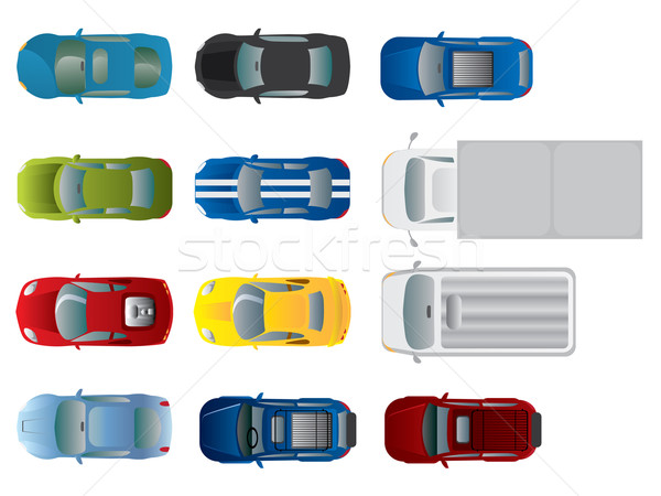 600x450 Cars Top View Vector Illustration Ordog Zoltan (Ordogz) ( 805104