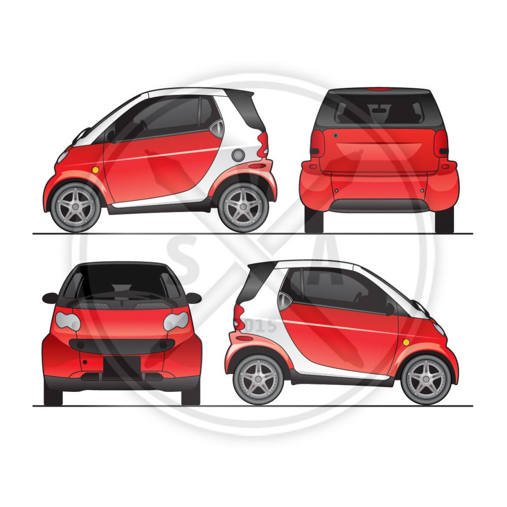 Smart Fortwo чертеж