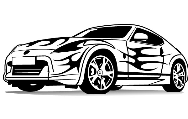 600x380 Sports Car Vector Vector Free Download