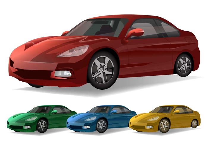 700x490 Sports Car Vectors