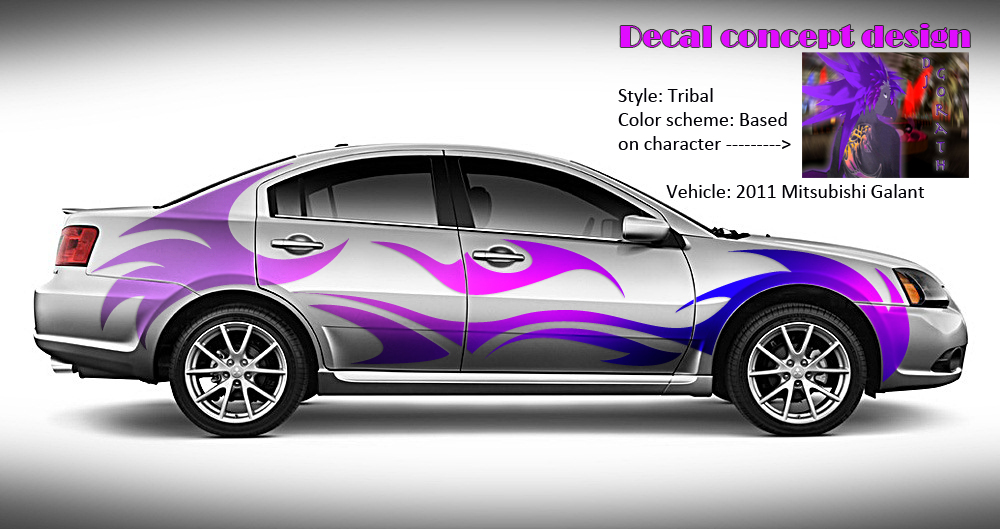 1000x529 Vector Art Car Decal Concept Weasyl