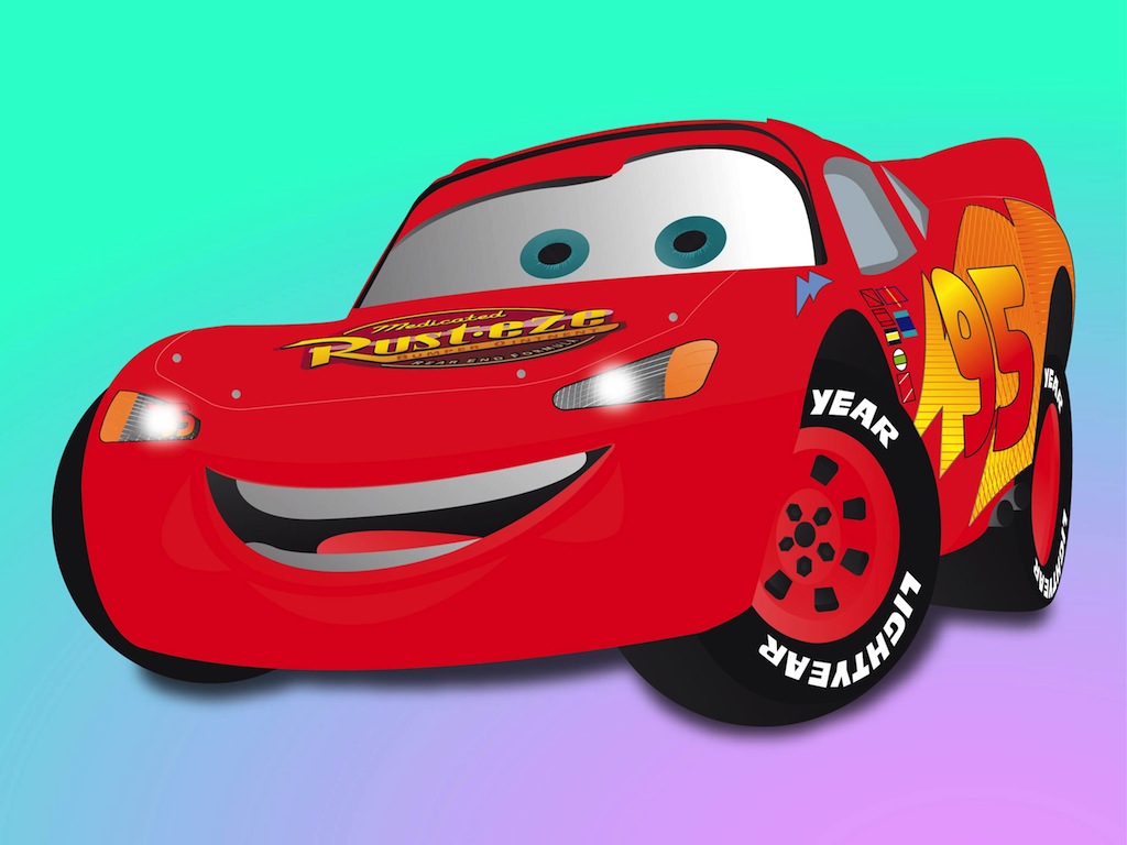 1024x768 Cars Cartoon Vector