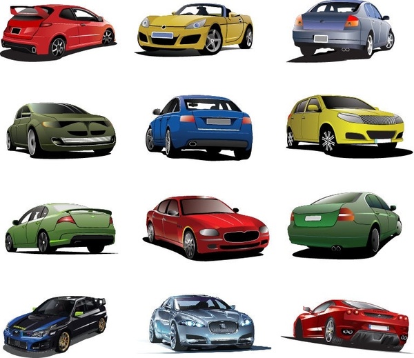600x519 Free Cars Vector Set Free Vector In Adobe Illustrator Ai ( .ai