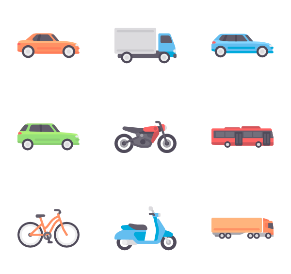 600x564 Car Icons