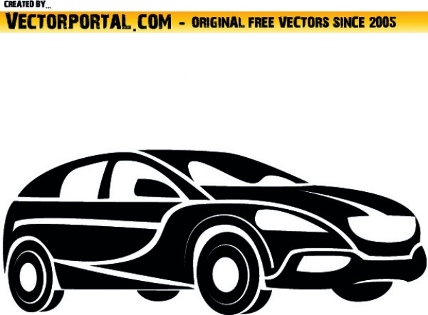 626x461 Vector Clipart Car