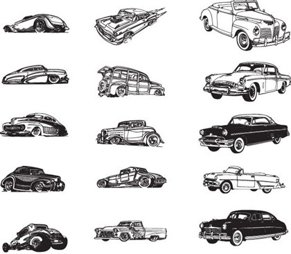 420x366 Vintage Car Vector Free Vector Download (9,089 Free Vector) For