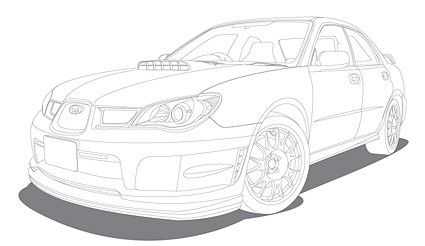 425x246 Line Drawing Vehicle Car Vector Line Drawing Vehicle Car Vector