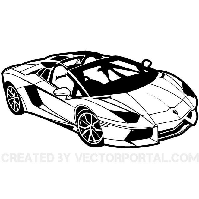 660x660 Sport Car Vector Illustration. Vehicles Free Vectors