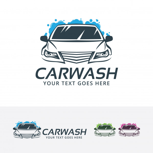 626x626 Car Wash Center Vector Logo Template Vector Premium Download