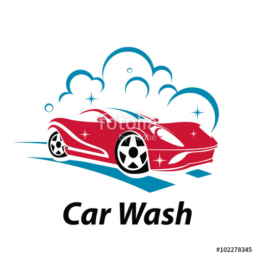 500x500 Sport Super Car Wash Cool Logo Stock Image And Royalty Free