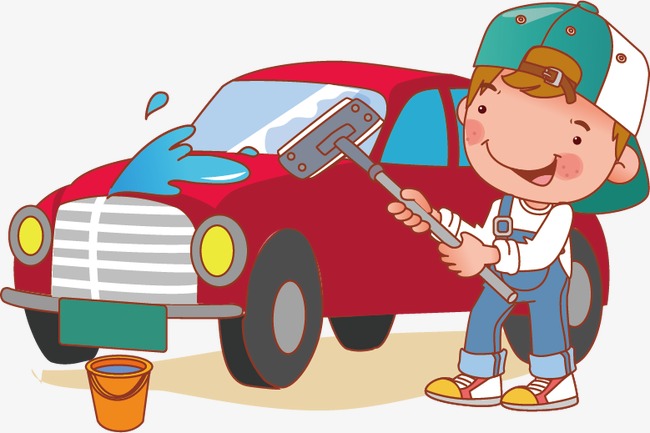 650x433 Car Wash Cartoon Children, Car Vector, Cartoon Vector, Children