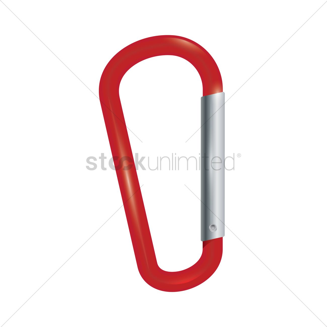 1300x1300 Carabiner Vector Image