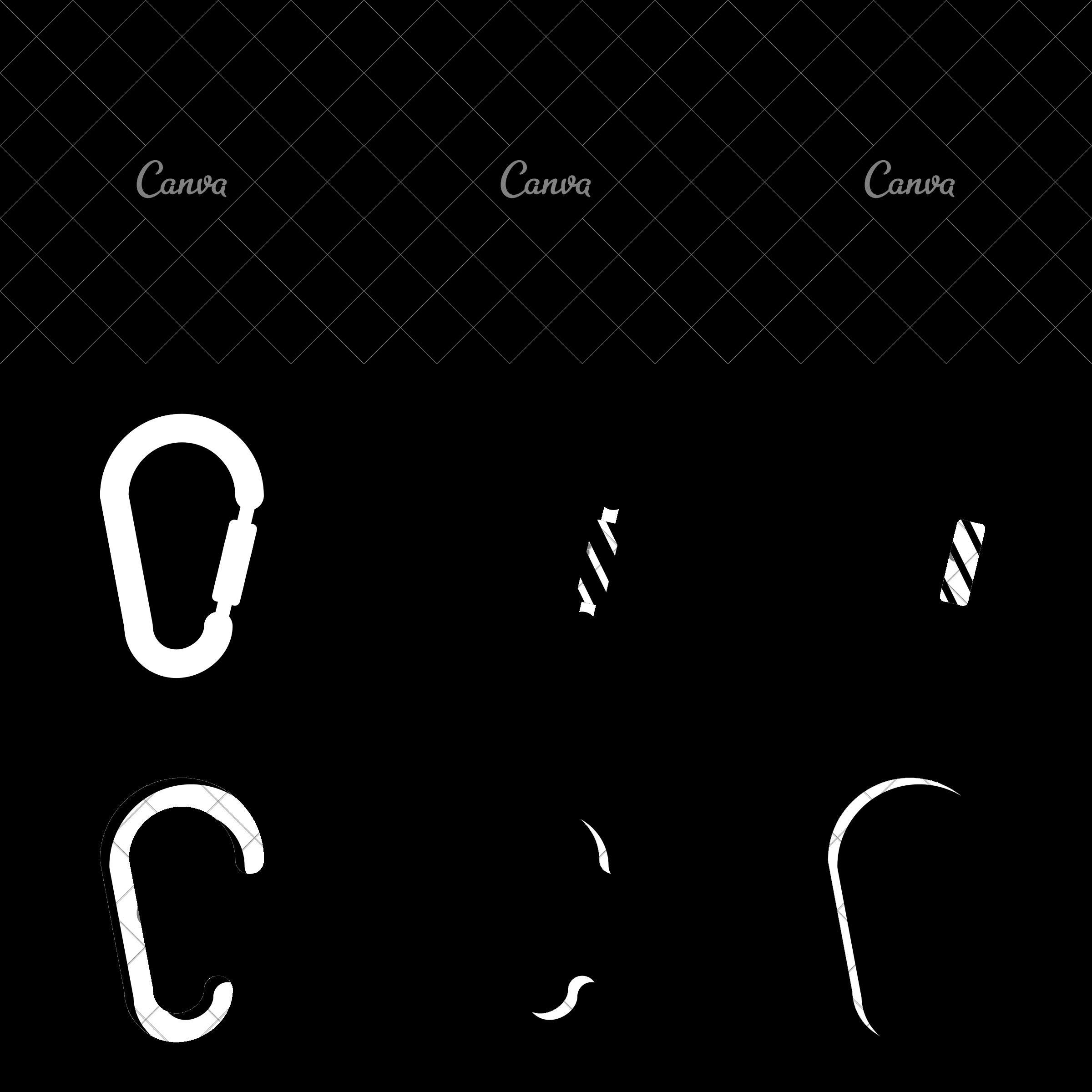 2400x2400 Carabiner Vector