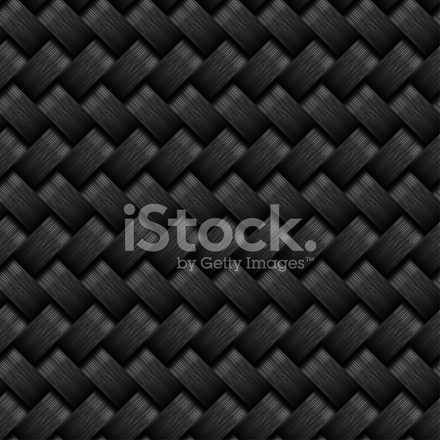 440x440 Carbon Fiber Seamless Pattern Stock Vector