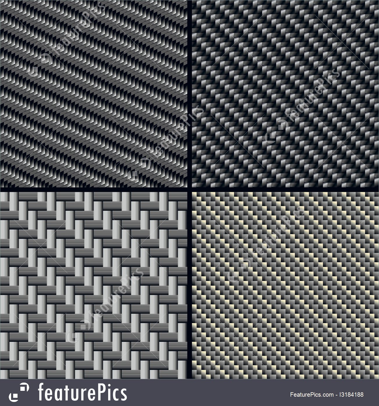 1300x1392 Abstract Patterns Carbon Fiber Seamless Patterns Set