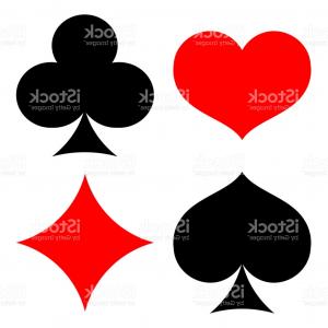 300x300 Playing Card Spade Heart Club Diamond Suit Vector Sohadacouri