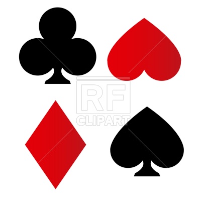 400x400 Playing Card Suit Symbols Vector Image Vector Artwork Of Sport