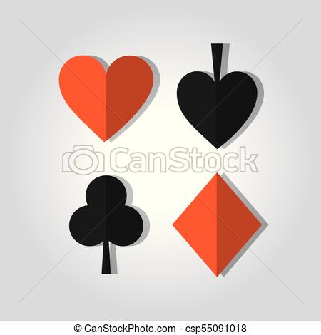450x470 Poker Card Suits Heart Club Spade And Diamond Casino Gambling