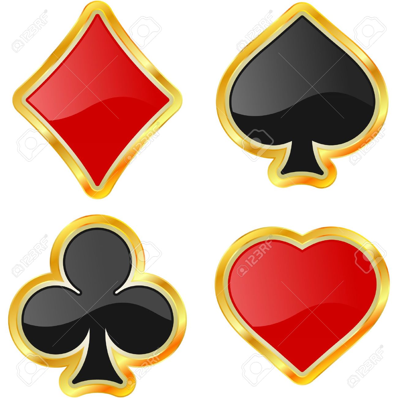 1300x1300 Clipart Card Suits