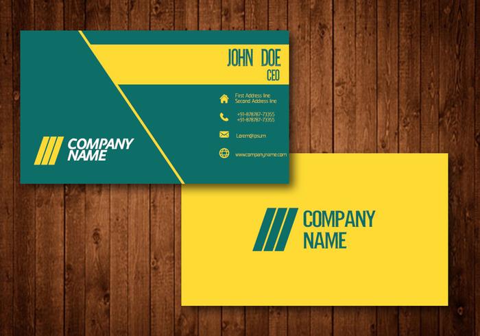 700x490 Business Card Free Vector Art