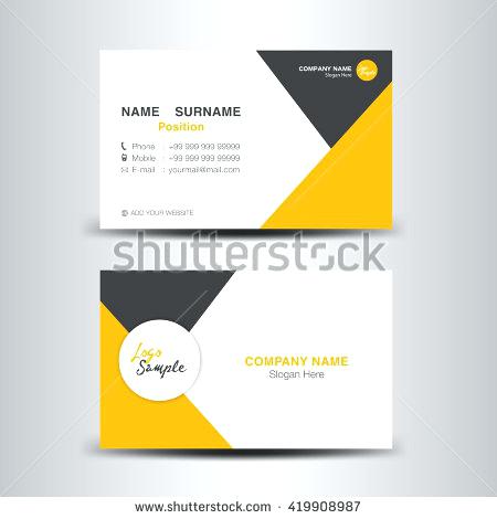 450x470 Business Cards Templates Vector Visiting Card Sample Vector Free