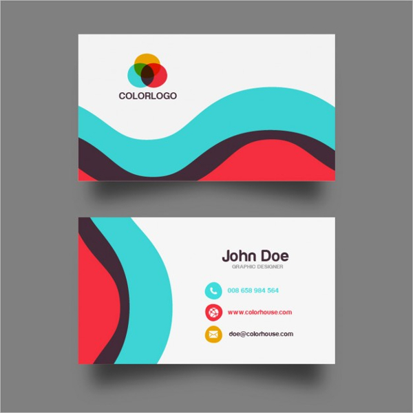 600x600 Free Business Card Trend Business Card Vector