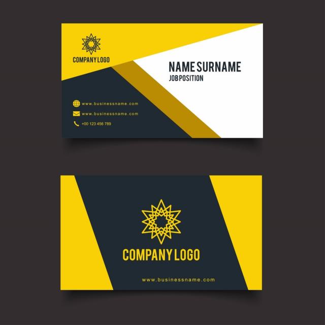 640x640 Modern Clean And Creative Business Card Vector Template Template