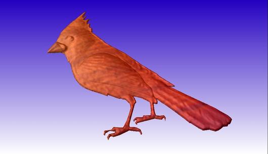 530x306 Cardinal Vector Relief Model Cncvectorart