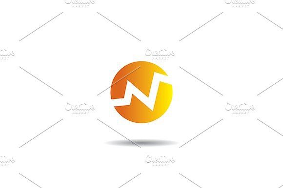 580x386 Letter N Cardio Vector Logo Logos