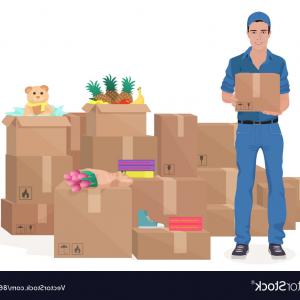 300x300 Delivery Move Service Man Holding Craft Box Cargo Vector Sohadacouri
