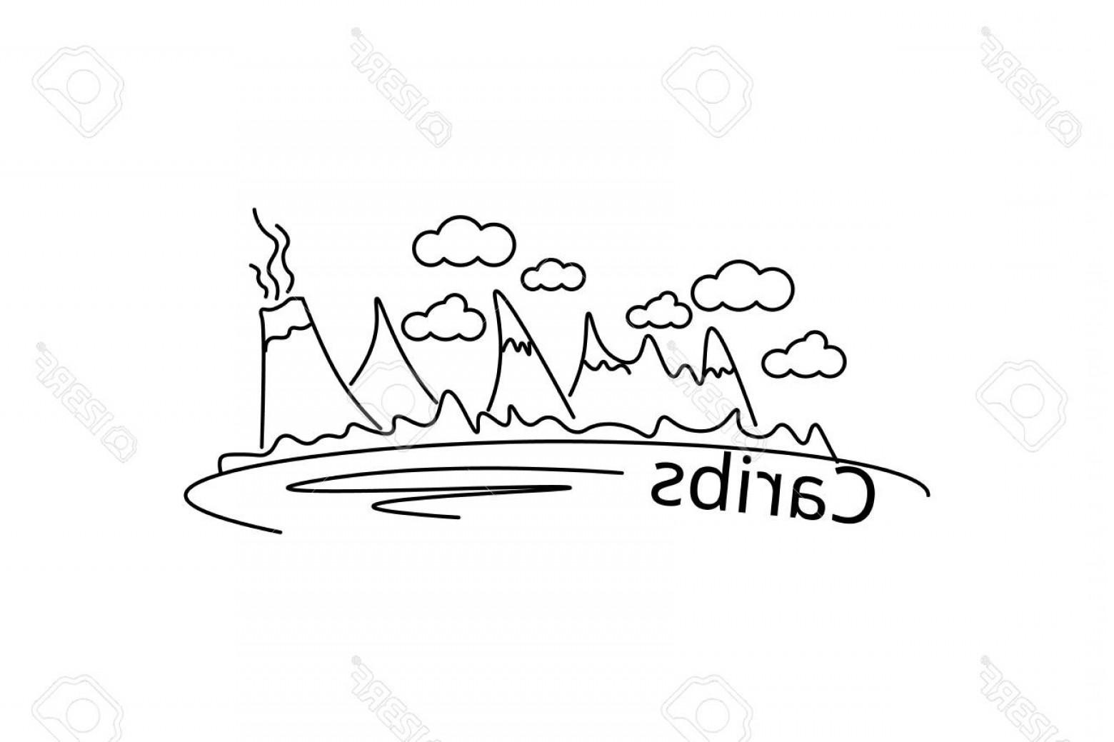 1560x1039 Photostock Vector Card Of The Caribbean Vector In Color Postcard