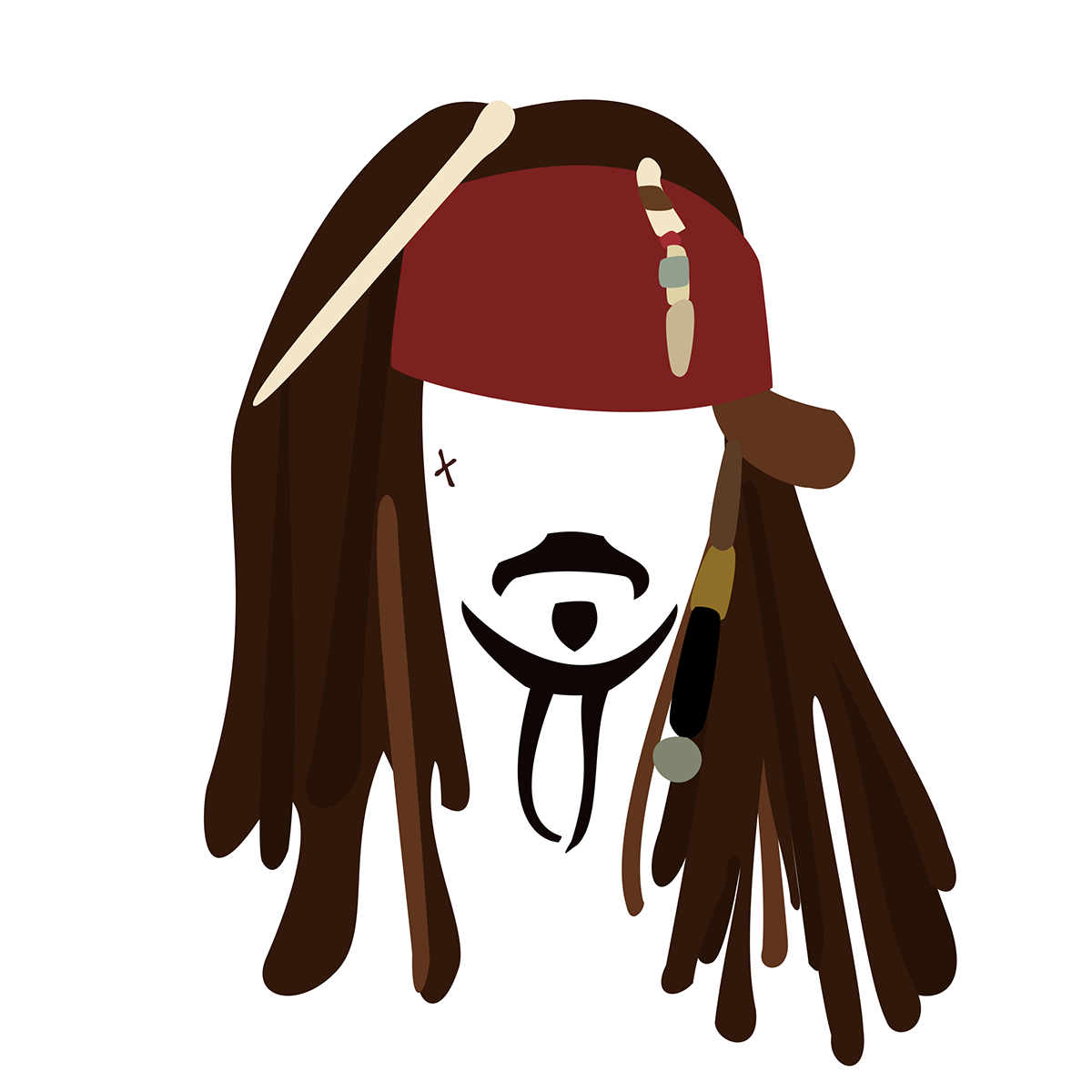 1200x1200 Pirates Of The Caribbean Clipart Vector