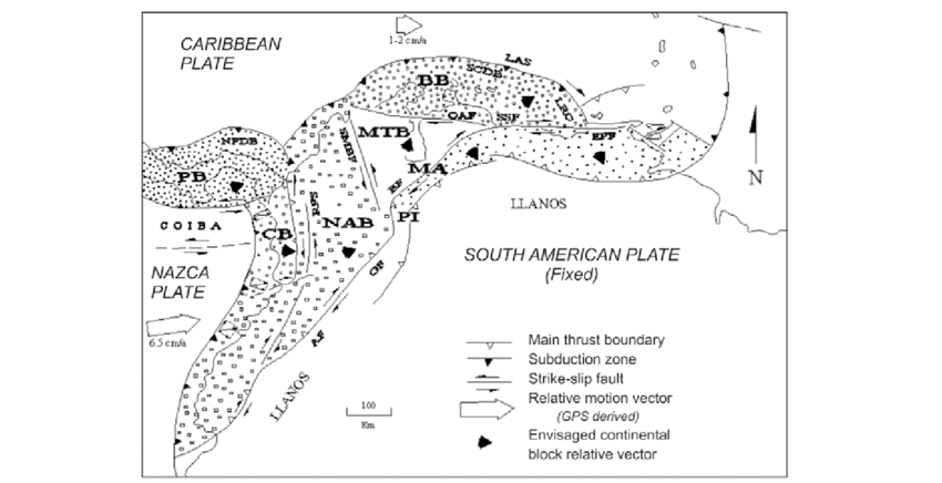 850x436 Simplified General Geodynamic Setting Of The Southern Caribbean