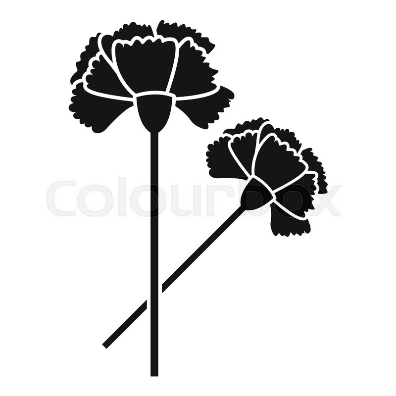 800x800 Carnation Icon. Simple Illustration Of Carnation Vector Icon For