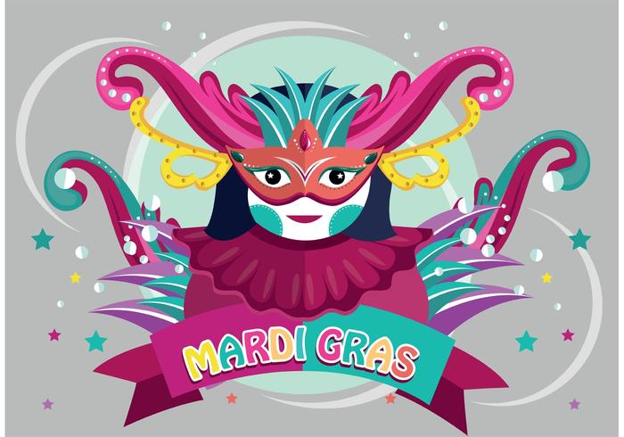 700x490 Mardi Gras Carnival Vector