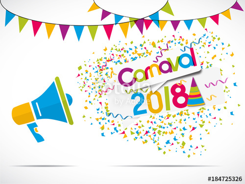 500x376 Megaphone Carnaval 2018 Stock Image And Royalty Free Vector