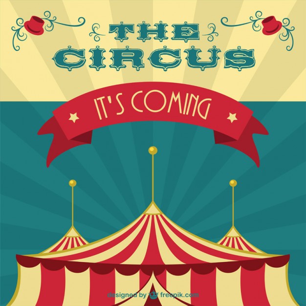 626x626 Circus Tent Background Vector Free Download