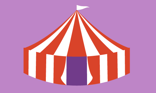 500x300 Illustrator Tutorial Circus Tent