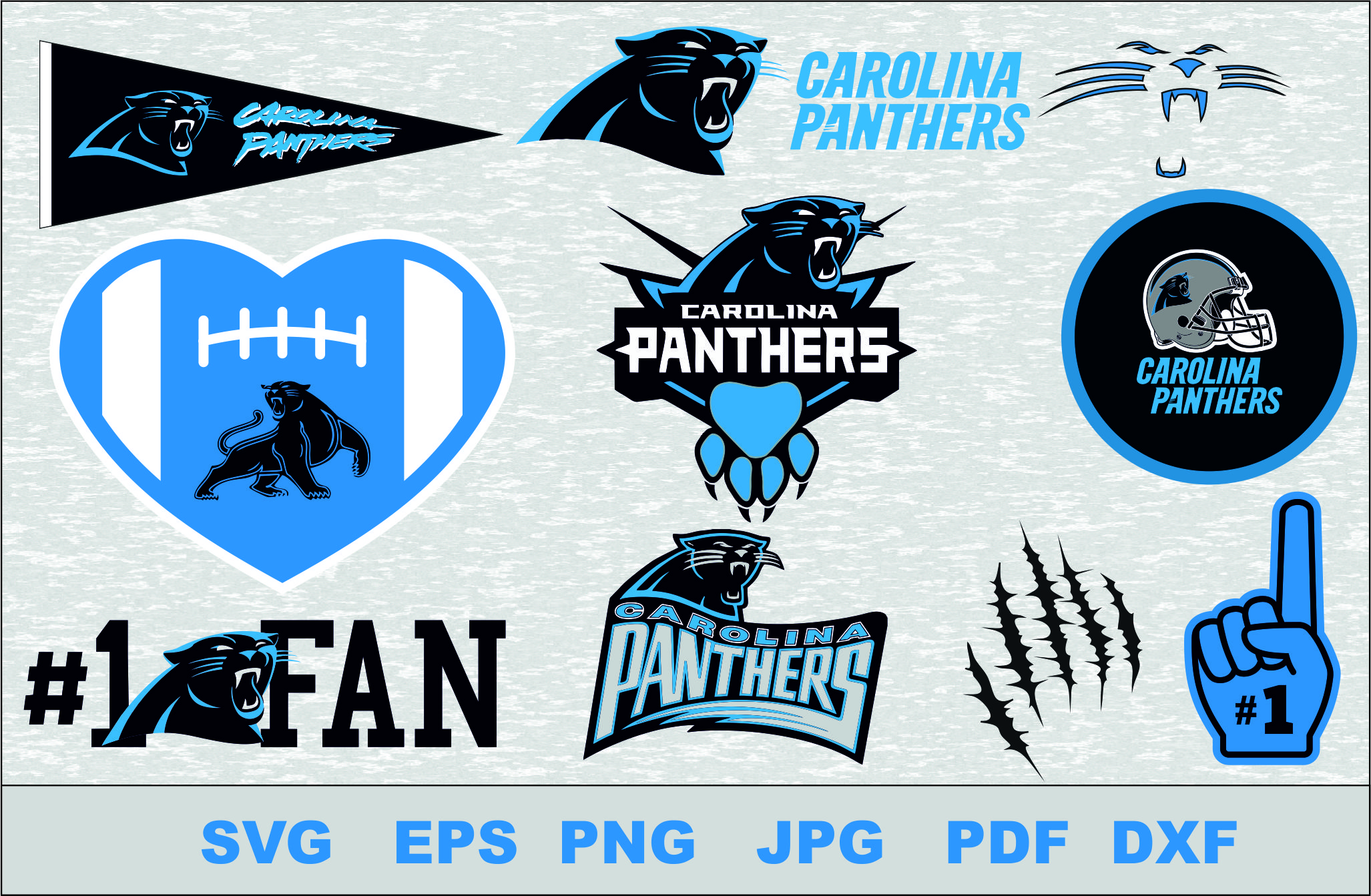 2054x1343 Carolina Panthers Svg Logo Silhouette Studio Transfer Iron On Cut