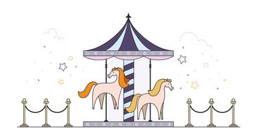 360x200 Carousel Free Vector Art