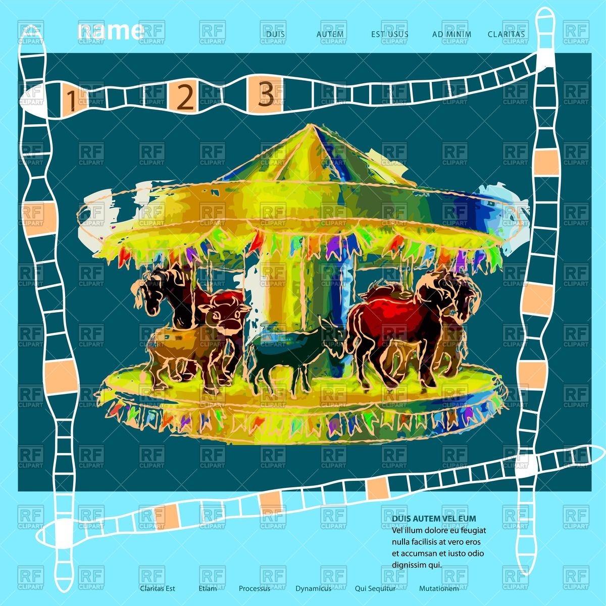 Carousel Vector