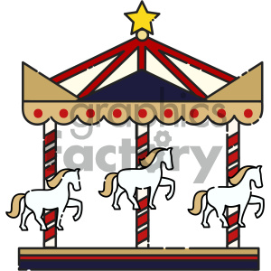 300x300 Royalty Free Carousel Vector Art 404112 Vector Clip Art Image