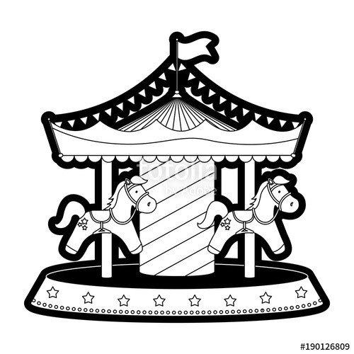 500x500 Carousel Vector Illustration Stock Image And Royalty Free Vector