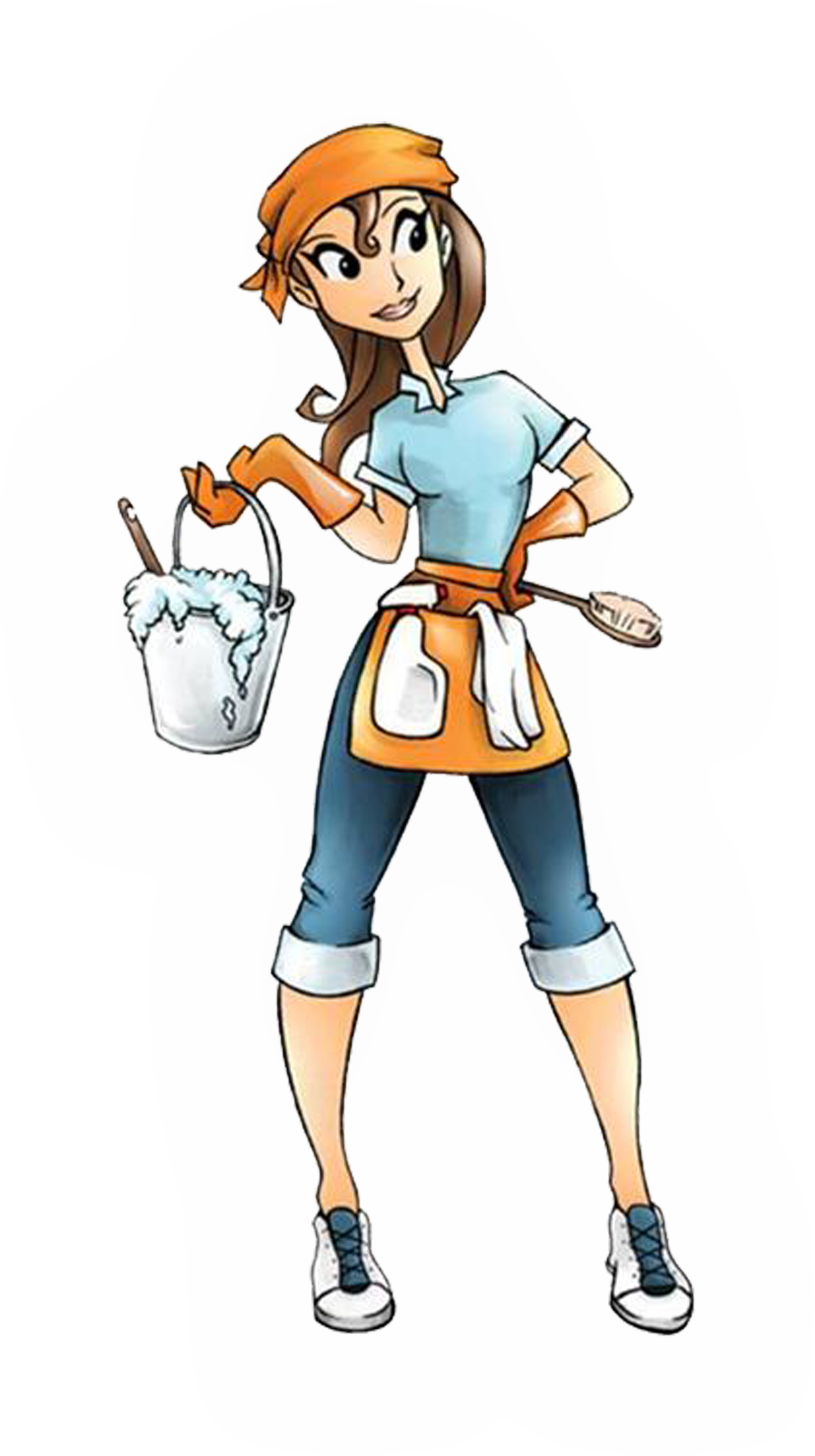 1487x2655 Free House Cleaning Clipart