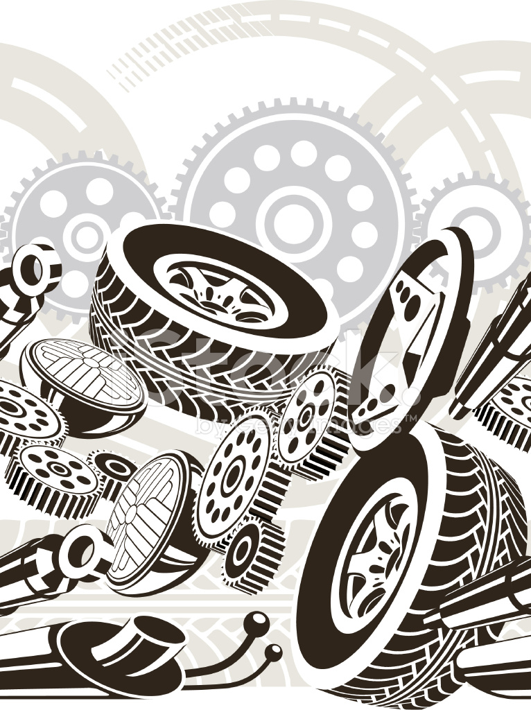 766x1024 Sem Emenda De De Carro Stock Vector