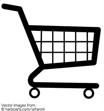 335x355 Download Black Shopping Cart